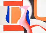 Georgi Daskalov, Abstract figure, chromolithography