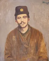 Dimitar Vulkanov, Portrait of a rebel, 1983, oil on canvas
