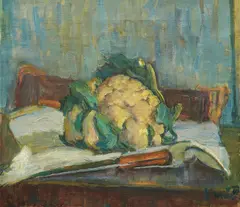 Jerolim Miše, Still Life with Cauliflower, 1941., oil on canvas