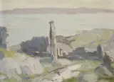 Mihovil (Mijo) Krušlin, Landscape with the Remnants of Frankopan Fortress