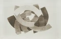 Dušan Džamonja, Study for Sculpture, 2002., serigraphy on paper