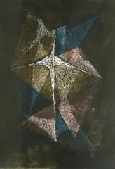 Energy by Dušan Džamonja, 1960., frottage with chalk, pastel and ink on paper, offered Mar 2026