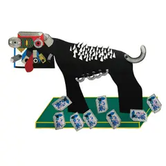 Miroslav Šutej, Dog, 1983., mobile serigraphy and collage