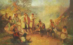 Vlaho Bukovac, Montenegrin Gusle Player, 1919.-1920., oil on canvas