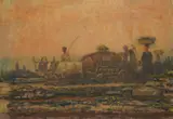 Vjekoslav Parać, Istrian Motif, 1959.-1978., tempera on hardboard