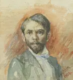 Mihovil (Mijo) Krušlin, Self-portrait