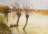 Ferdo Kovačević, Willows, 1911., oil on canvas
