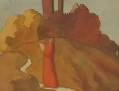 Karl Sirovy, Hope, 1928., watercolor on paper