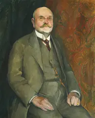 Miroslav Kraljević, Portrait of Dr. Franjo Dujmović, 1912., oil on canvas