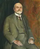 Miroslav Kraljević, Portrait of Dr. Franjo Dujmović, 1912., oil on canvas