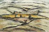 Frano Šimunović, Stoneland II., 1975., oil on canvas