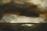 Ljubo Ivančić, Rainy Landscape, 1958.-1962., oil on hardboard