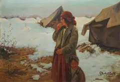 Slavko Tomerlin, Imagined, 1934., oil on plywood