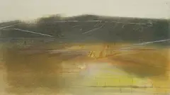 Josip Vaništa, Kravarsko, pastel on paper