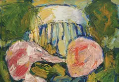 Đuro Seder, Meštrović Pavilion, oil on canvas