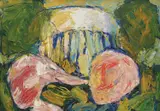 Đuro Seder, Meštrović Pavilion, oil on canvas