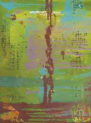 Purple Vertical by Željko Hegedušić, 1975., oil on panel, offered Mar 2026