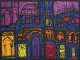 Josip Botteri Dini, Cathedral of St. Duje, acrylic on canvas