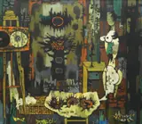 France Mihelič, Longing for Summer, 1970-ih, oil on canvas