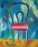 Bane Milenković, Chair, 1997., oil on canvas