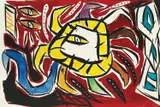 Dalibor Jelavić, Sun, 1985., gouache and tempera on paper