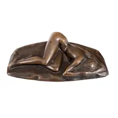 Frederic Storck, Nimfă dormind, cca. 1910, bronz