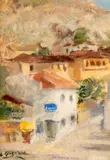Lucian Grigorescu, Amiază la Balcic, anii '30, ulei pe carton