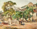 Petre Iorgulescu-Yor, Turci la Balcic, anii '30, ulei pe carton