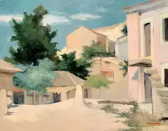 Paul Miracovici, Zi senină la Balcic, 1930-1935, ulei pe carton