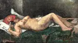 Gheorghe Petrașcu, Nud cu evantai (Lucreția)