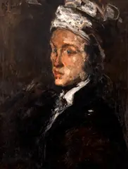 Eustațiu Stoenescu, Turbanul alb, 1930-1935, ulei pe pânză