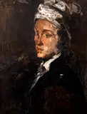 Eustațiu Stoenescu, Turbanul alb, 1930-1935, ulei pe pânză