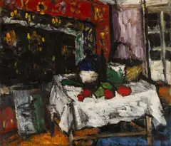 Ion Țuculescu, Interior de atelier, 1946, ulei pe pânză