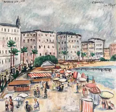 Gheorghe Ionescu Sin, Vară la Cannes, 1934, ulei pe pânză