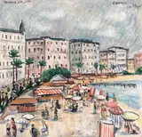 Gheorghe Ionescu Sin, Vară la Cannes, 1934, ulei pe pânză