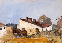 Odihnă by Alexandru Ciucurencu, 1947, ulei pe carton, offered Mar 2026