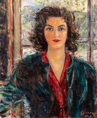 Dimitrie Berea, Primăvară la Paris, 1956, ulei pe pânză