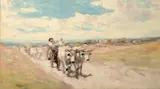 Nicolae Grigorescu, Întoarcerea de la târg, 1900, ulei pe pânză