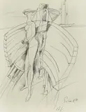 Zlatko Prica, Drawing from the Tarski Cycle, 1984., pen on paper