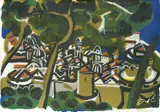 Edo Murtić, View of Dubrovnik