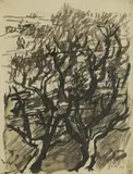 Frano Šimunović, Butter Week, 1939., ink and washed ink on paper
