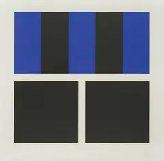 Ulm Variation 3 by Ivan Picelj, 2006., silkscreen on paper, sold Feb 2026