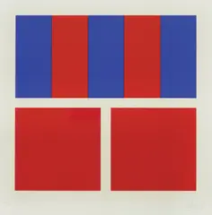 Ulm Variation 1 by Ivan Picelj, silkscreen on paper, sold Feb 2026