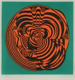 Miroslav Šutej, Composition in Orange Black