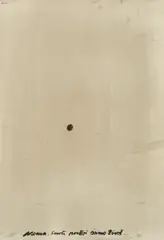 Ivan Kožarić, There is No Death, Only Life, 1992, ink wash on tracing paper