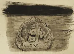 Core by Dalibor Parac, 1965., ink and washed ink on paper, offered Feb 2026