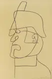 Vilim Svečnjak, General, lithograph on paper