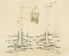 Ivan Lacković Croata, Window into Imagination, watercolor copper engraving on paper