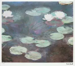 Claude Monet, Petals, chromolithography on paper