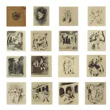 Vilko Gecan, Lithographic map "Slavery in Sicily", cover: high printing on veneer; pages: lithography on paper